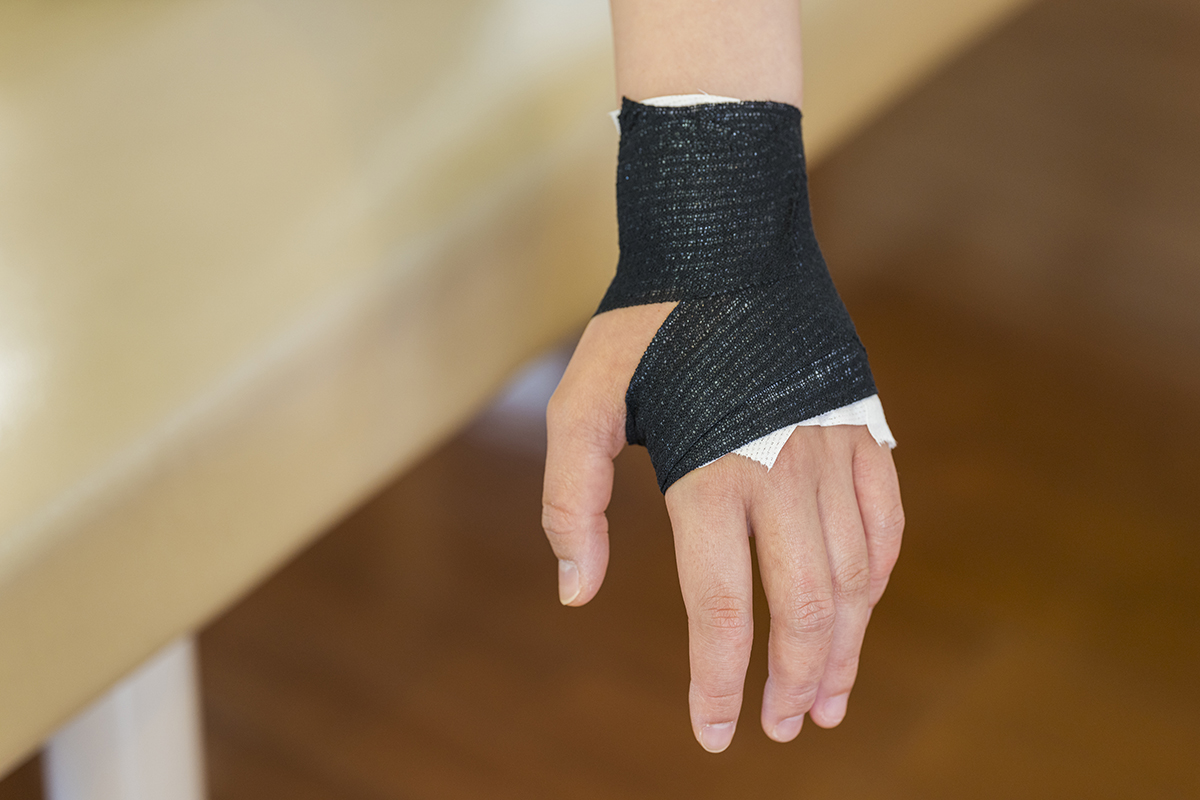 手首の固定